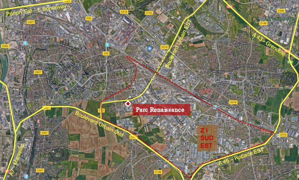 Location de Locaux d'activités à Vénissieux
